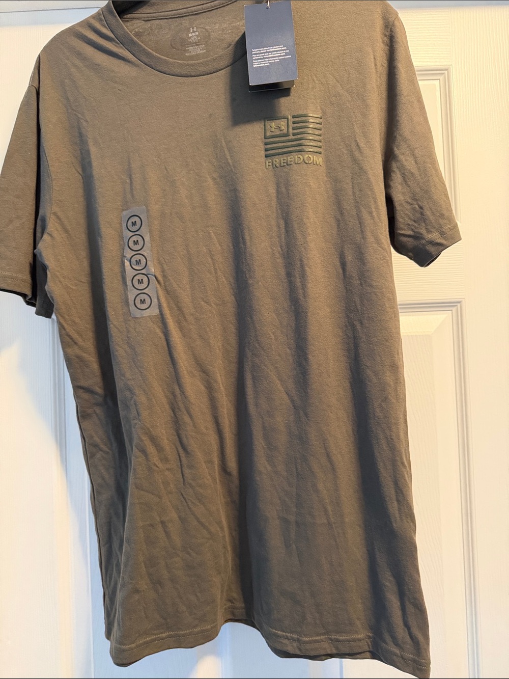 Under Armour Men's Short Sleeve 'Freedom' Graphic Tee - Olive